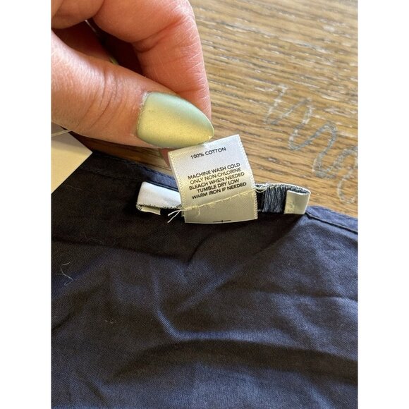 ANN TAYLOR LOFT Women Tiered Blue Ruffle Front Tank Top Sleeveless Small NWT - Picture 9 of 13